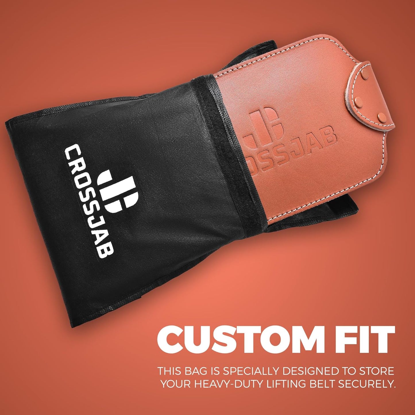 Crossjab Leather Dipping Belt