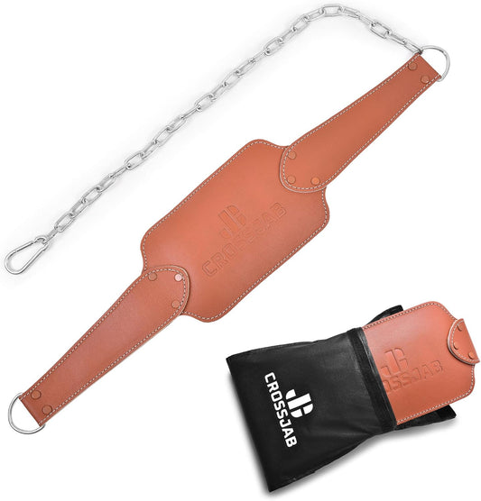 Crossjab Leather Dipping Belt