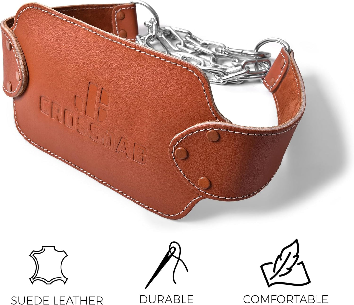 Crossjab Leather Dipping Belt