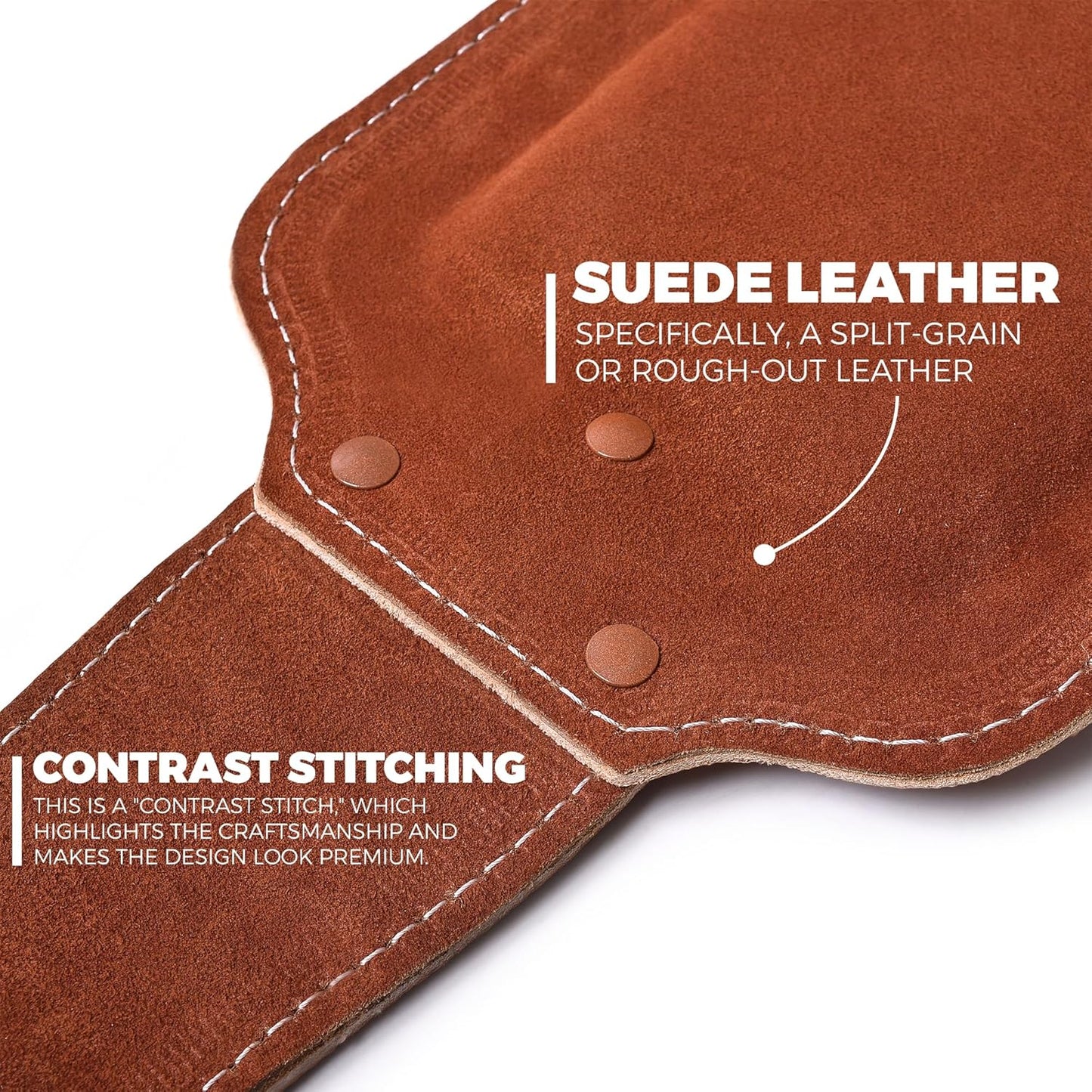 Crossjab Leather Dipping Belt